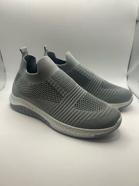 Never worn Danskin Slip-On Knit Athletic Sneakers in Light Gray